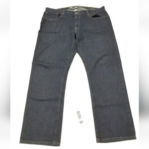 Eddie Bauer Men's Jeans Size 40x32 Straight Fit Blue Denim Dark Wash :B